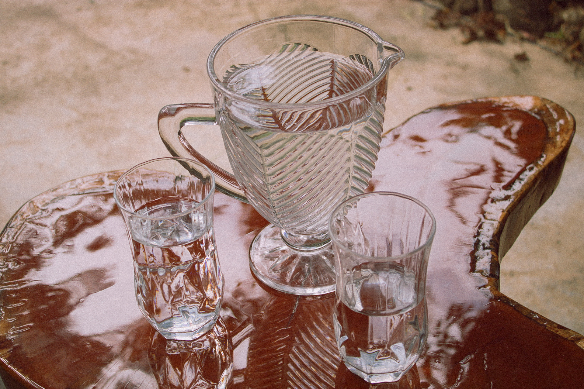 pitcher of water to represent the Samaritan woman